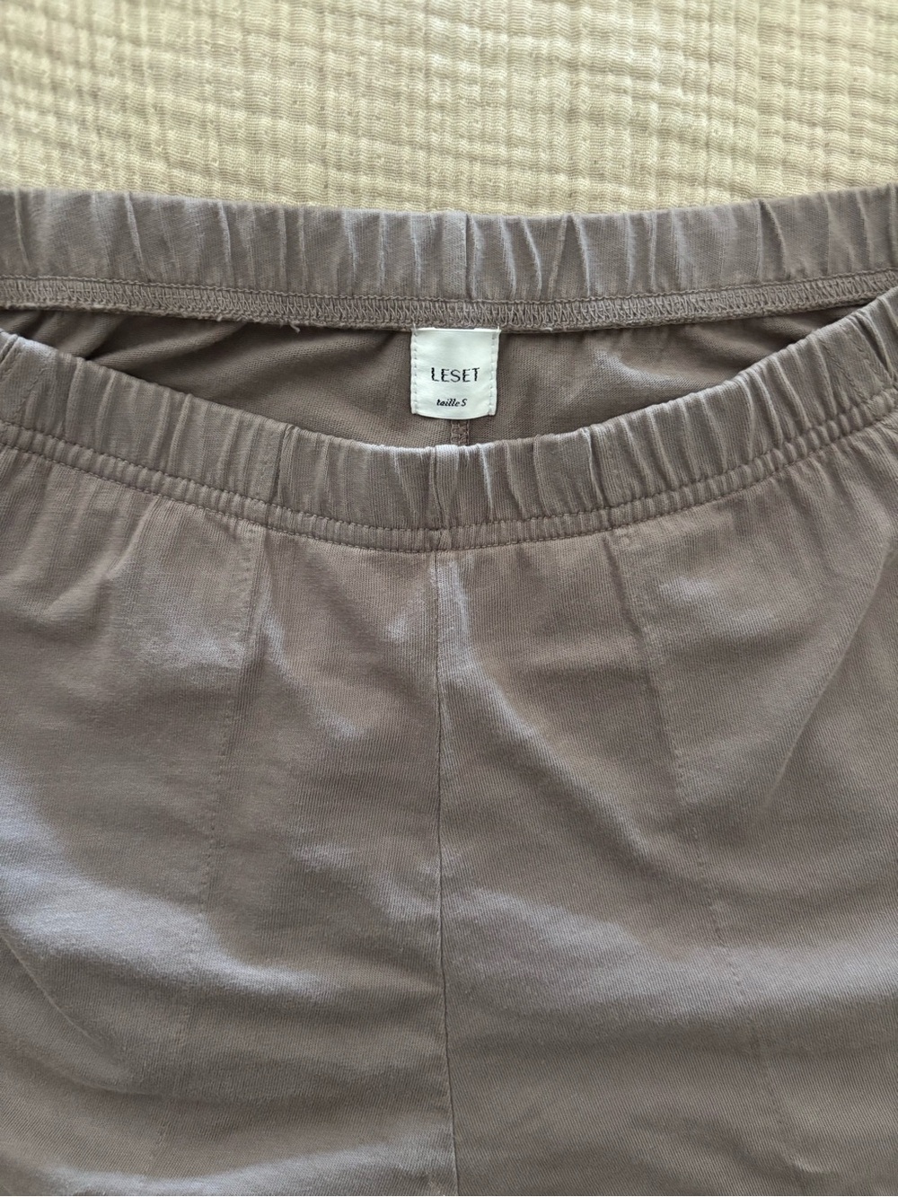 LESET Margo Tapered Pants Taupe